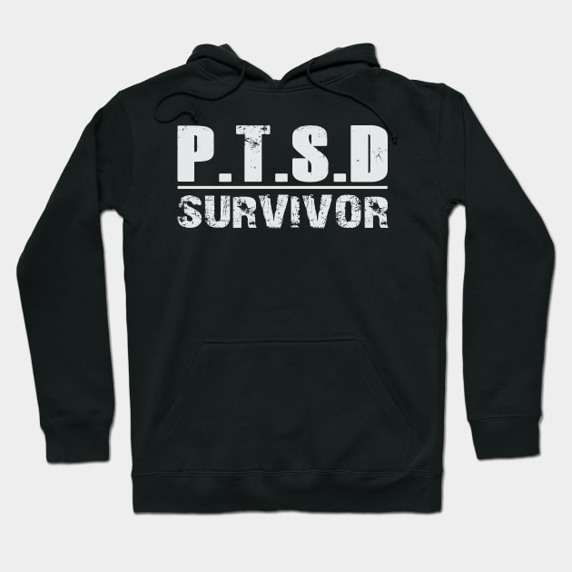 PTSD Survivor Premium T-Shirt Model A Hoodie by SheepDog